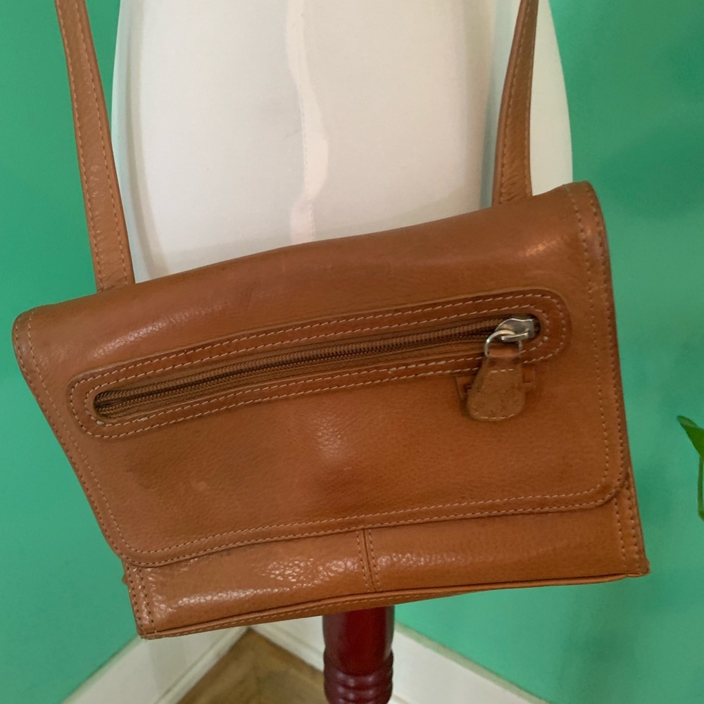 Vintage fossil crossbody purse brown tan